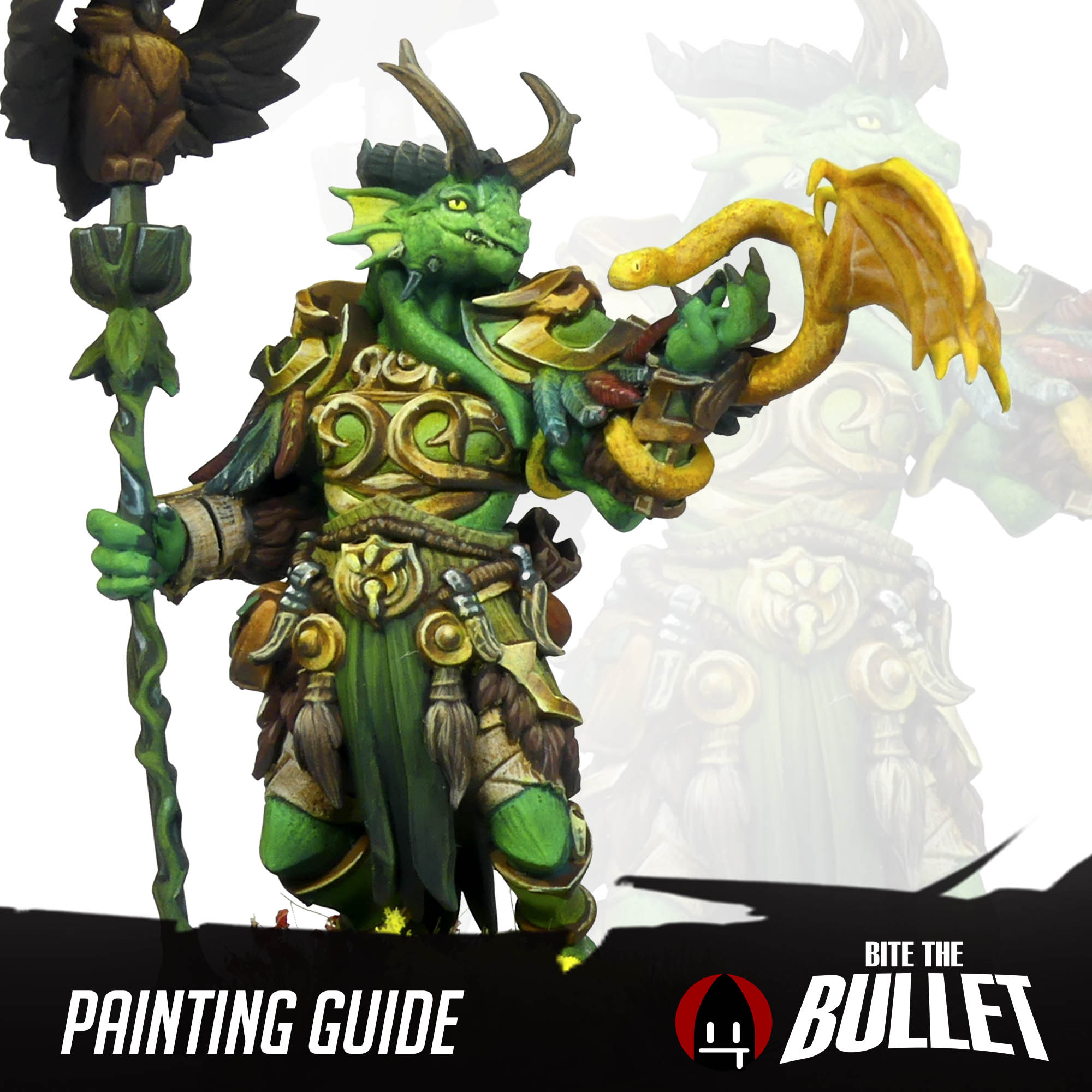 [PDF Only] (Painting Guide) Dragonborn Druid